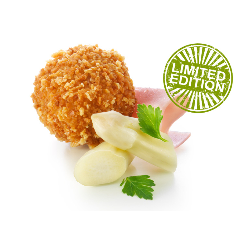 Aspergebitterballen met ham en ei 30 gram *