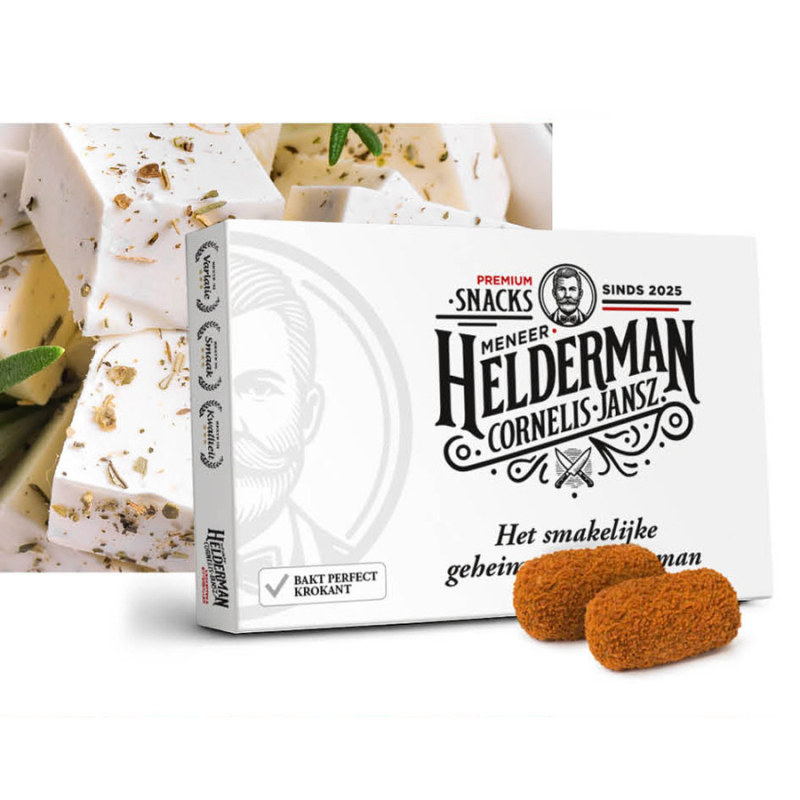 Meneer Helderman geitenkaas piñón kroketjes 30 gram 