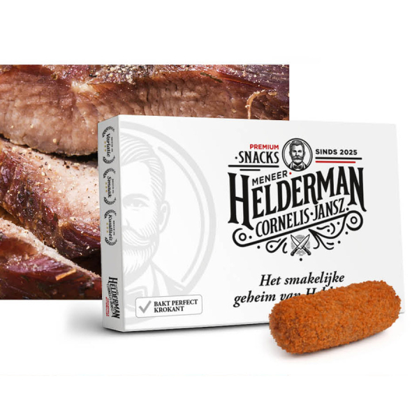 Meneer Helderman kalfsvleeskroketten 90 gram 