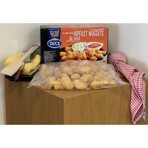 Duca kipnuggets de luxe 25 gram (kipfilet) OP = OP Duca kipnuggets de luxe 25 gram (kipfilet) OP = OP