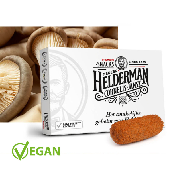 Meneer Helderman oesterzwamkroketten 80 gram (vegan)