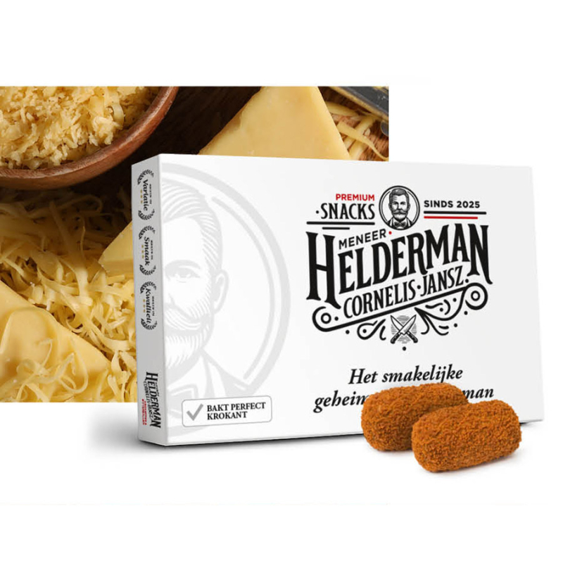 Meneer Helderman oude boerenkaas kroketjes 30 gram 