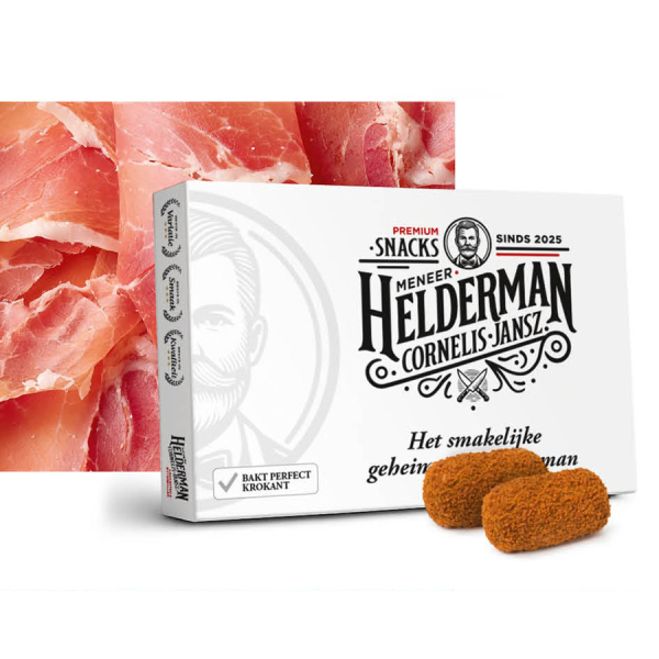 Meneer Helderman Parmaham kroketjes 30 gram 