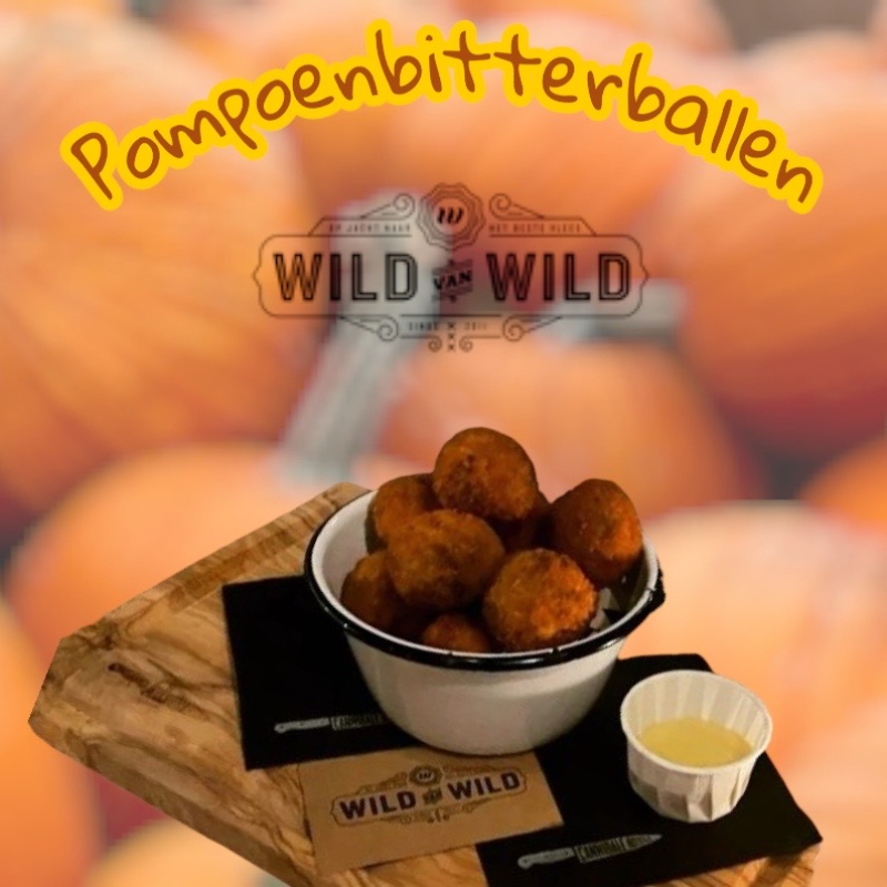 Pompoenbitterballen (vegan) - 30 gram 