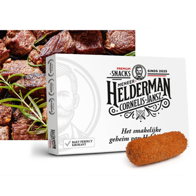 Meneer Helderman rundvleeskroketten 90 gram 