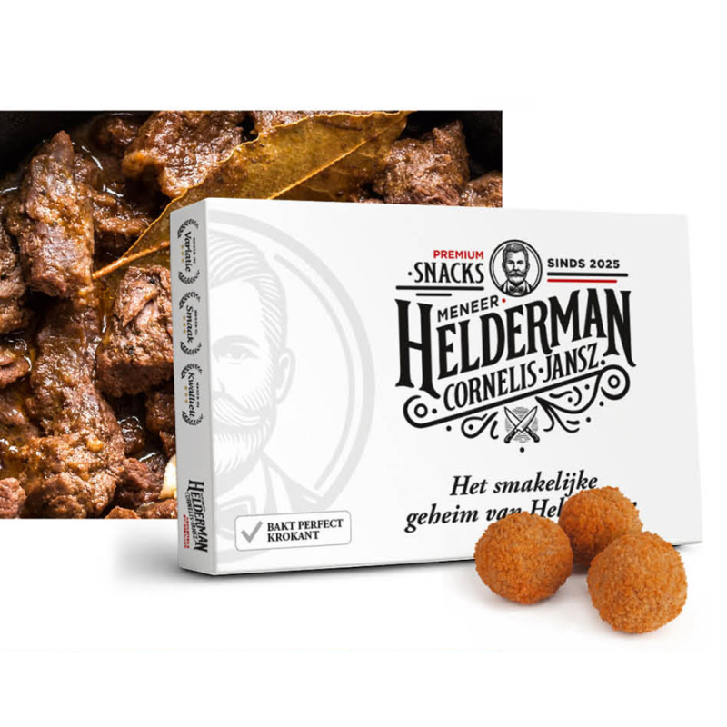 Meneer Helderman stoofvleesbitterballen 30 gram 