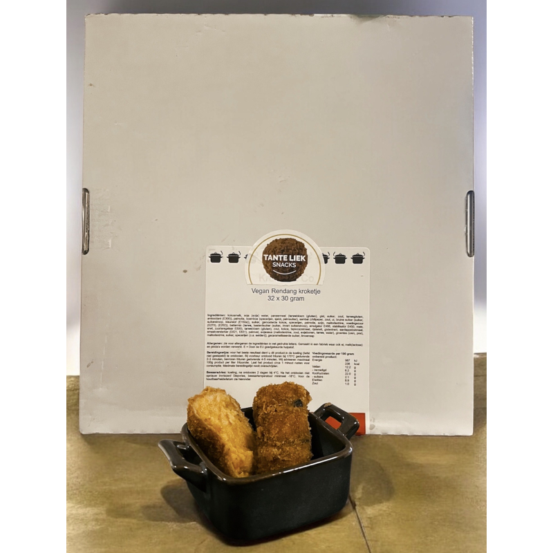 Mini vegan rendangcroquetten 30 gram