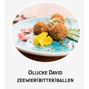 Olijcke David zeewierbitterballen 23 gram 