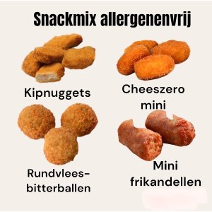 Allergeenvrije snackmix 4 x 10 stuks